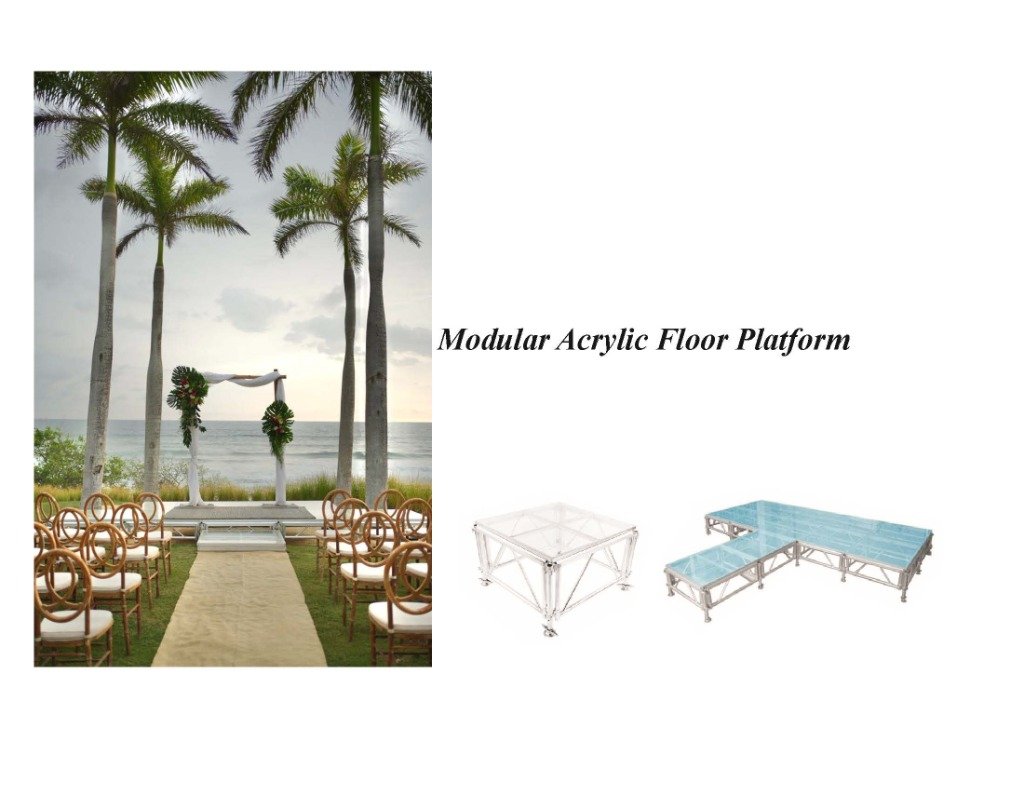 Modular Acrylic Floor Platform